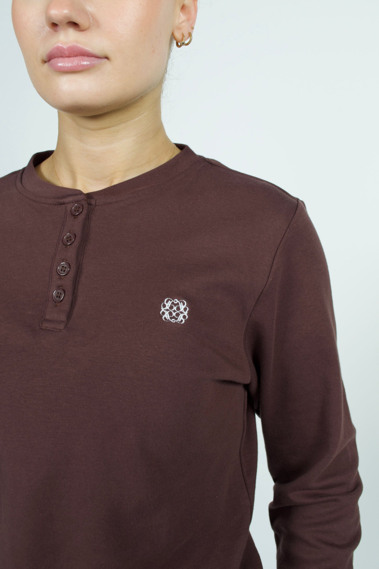 BROWN LONG SLEEVE PYJAMAS